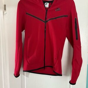 Nike Red and Black Performance Track Jacket
